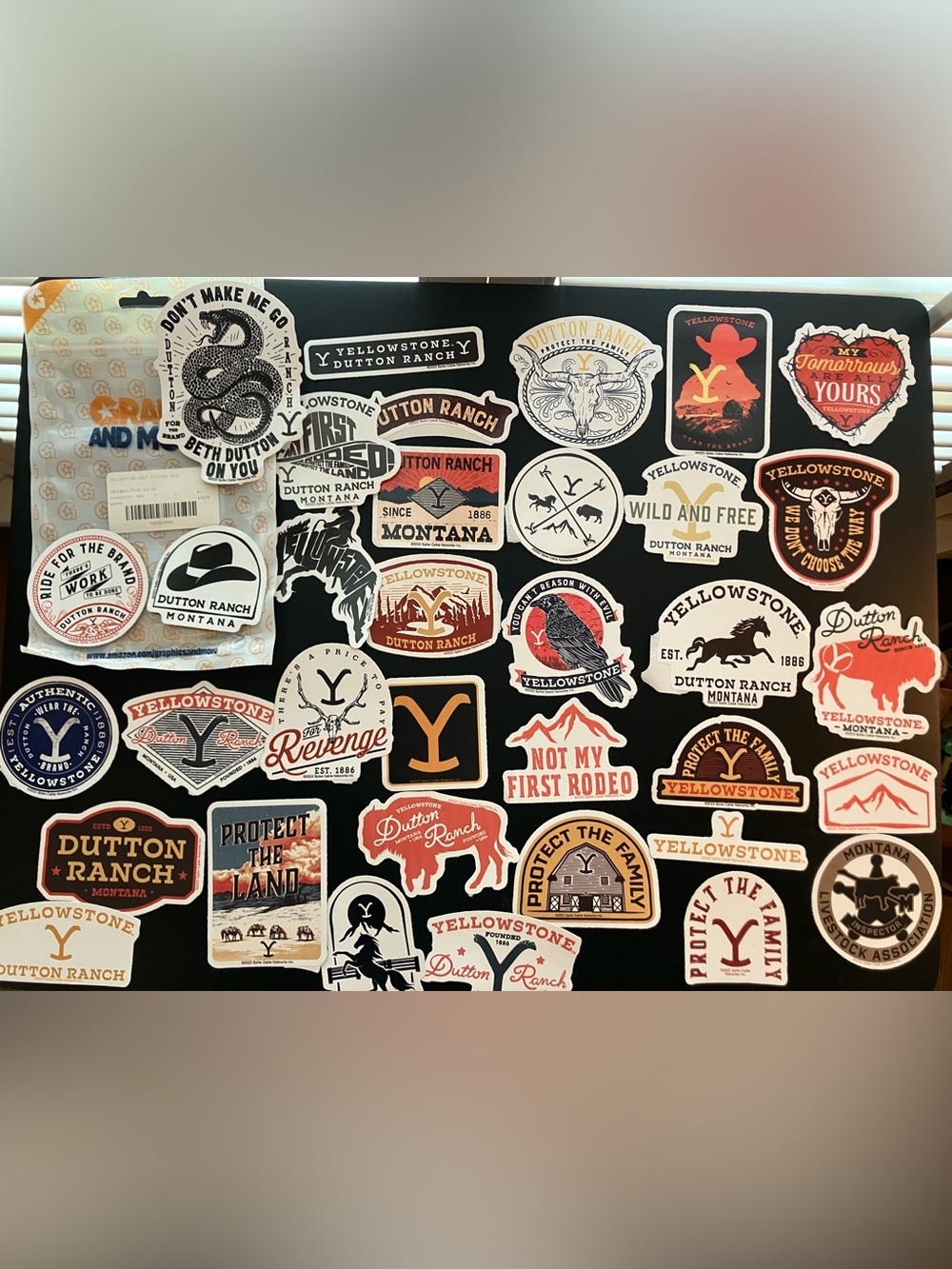Yellowstone Dutton Ranch New Stickers - set of 35 decals